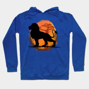 Lion Silhouette - Savannah Hoodie